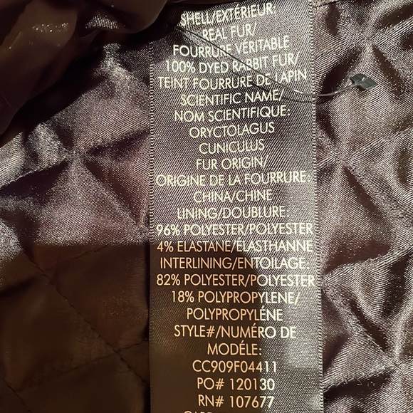 Short Rabbit fur coat - Picture 6 of 6